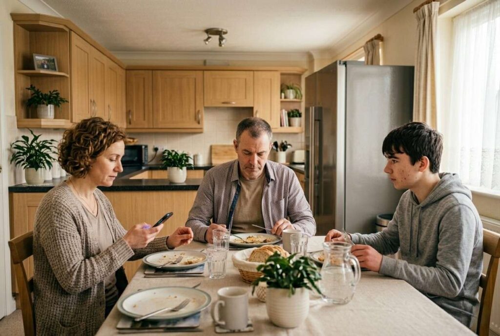 1. They Barely Talk About Personal Things Anymore <p> You might notice that conversations between your parents have shifted. Instead of chatting about their day, sharing stories, or joking around, they mostly talk about logistics like bills, appointments, or household tasks. Couples moving toward separation often stop sharing personal details and emotional moments, sticking to the basics instead. If you notice your parents no longer confide in each other like they used to, it could indicate a growing emotional distance. </p> :: Gemini