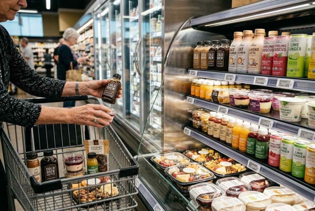 <p> Not every grocery money trap looks dramatic. Sometimes it is the small “treat” purchases that slowly become regular habits without you noticing. Think fancy coffee creamers, bottled cold brew drinks, premium snack trays, specialty desserts, or refrigerated drinks that somehow sneak into the cart every week.

This does not mean you should never buy fun food. Please buy the good ice cream if it makes you happy. The Boomer lesson is not “never enjoy yourself.” It is “know when a treat has become a line item.” One little splurge may not matter much, but several recurring splurges can quietly inflate your grocery bill more than you realize. </p> :: Gemini