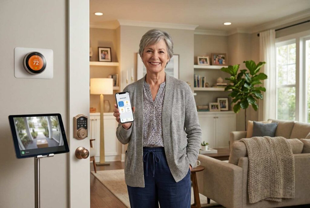 <p> Smart home technology is helping boomers create comfortable, safe, and convenient living spaces. Devices such as programmable thermostats, smart lighting, and automated security systems simplify everyday routines. Voice-controlled assistants allow users to adjust settings, play music, or check the weather without moving from their chair. Video doorbells and smart locks offer enhanced security, giving peace of mind for those who value safety. With these technologies, boomers are turning their homes into user-friendly environments that make life easier. </p> :: Gemini