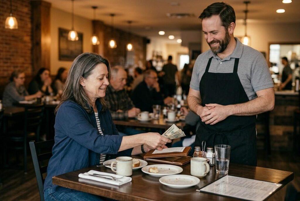 2. Tips for Service Workers <p> Tipping on a card is common, but cash tips still have a lot going for them. Bartenders, hotel housekeeping staff, bellhops, valet attendants, movers, barbers, delivery drivers, and musicians often appreciate cash because it is immediate and direct. There is no waiting for payroll, no wondering when the tip will be processed, and no risk of it getting mixed into a system that makes things more complicated than necessary. It also feels more personal. Handing someone cash is a simple way to say, “I see your effort, and I appreciate it.” That small gesture can go a long way. Plus, if you have ever stared at one of those checkout screens that asks if you want to tip 18 percent, 25 percent, or apparently your firstborn child, cash can feel refreshingly straightforward. </p> :: Gemini