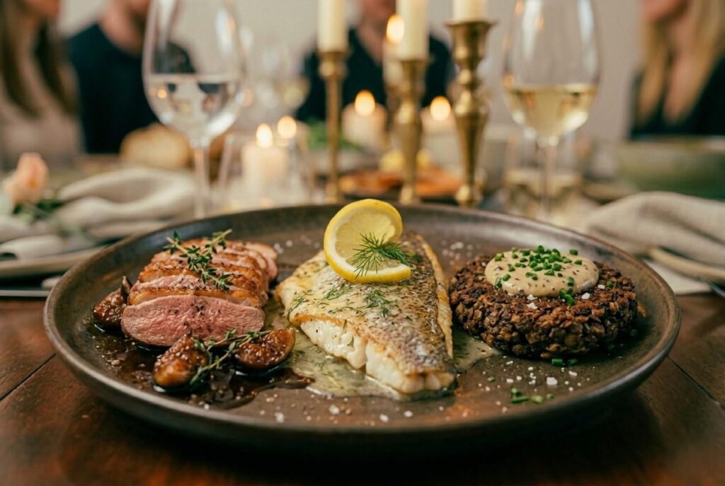 <p> Certain proteins, like pork, shellfish, or beef, may be avoided by guests due to dietary restrictions, religious beliefs, or personal preferences. Serving these without consideration can make some guests feel uncomfortable. Offering a variety of protein options, including plant-based dishes, poultry, and fish, ensures that everyone can enjoy a satisfying meal. Thoughtful menu planning shows respect for your guests and creates a more inclusive dining experience. </p> :: Gemini