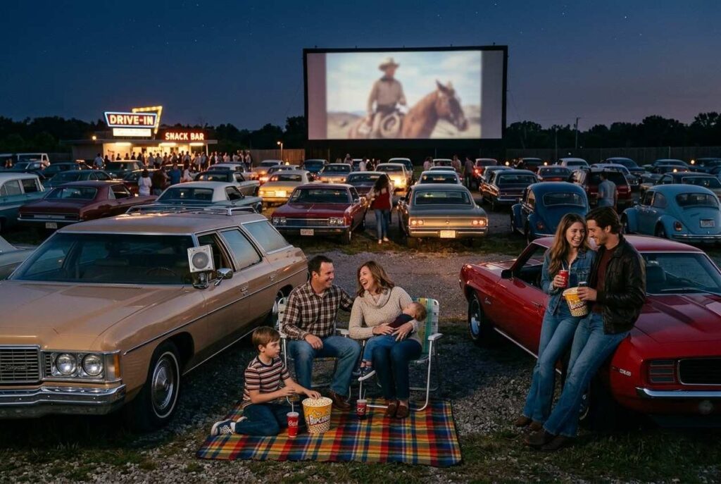 <p> Drive-in theaters were a central part of social life for many Baby Boomers. Families and friends would pile into cars, bring blankets and snacks, and enjoy a movie under the stars. There was something uniquely communal about sharing laughter, gasps, and excitement in the open air while the world slowed down around you. Although a few drive-ins still exist, the golden era is gone. Streaming services, home theaters, and multiplex cinemas offer convenience, but they cannot replicate the charm, spontaneity, and sense of adventure that made drive-in movie nights special. </p> :: Gemini