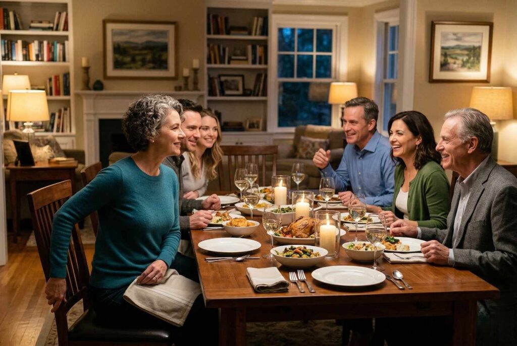 <p> Coming back to the table deserves just as much awareness as leaving it. Slide your chair back in quietly, place your napkin back on your lap, and take a moment to listen before jumping back into conversation. If you missed part of the discussion, avoid demanding a full recap immediately. Ease yourself back into the flow. Smooth reentry keeps the atmosphere relaxed and natural. </p> :: Gemini