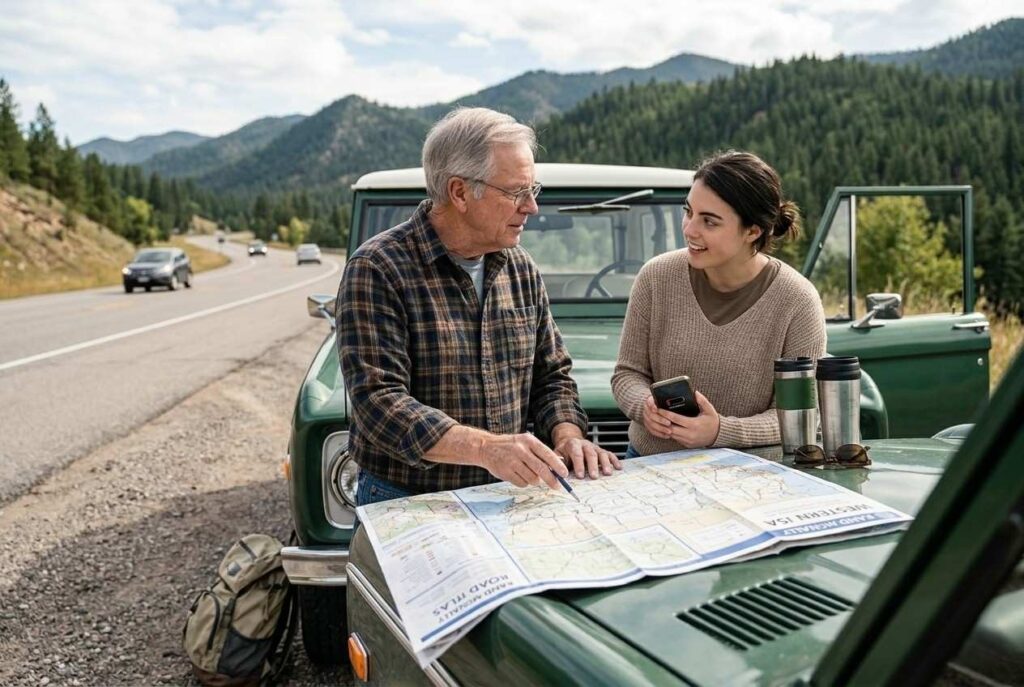 <p> Before smartphones could whisper directions into our ears, baby boomers learned to read fold-out paper maps, interpret legends and scales, and visualize routes in their minds. Planning a road trip meant checking the map, estimating travel times, and identifying alternate routes in case of traffic or road closures. This built an innate sense of direction and spatial awareness that could be relied upon anywhere, even off the beaten path.

Today, it is common for people to panic when their GPS loses signal or their phone battery dies. The reliance on digital navigation has weakened problem-solving skills and made younger generations less confident when exploring unfamiliar places. Learning to read a map again can restore independence and help people develop a sense of location awareness that technology cannot replicate. </p> :: Gemini