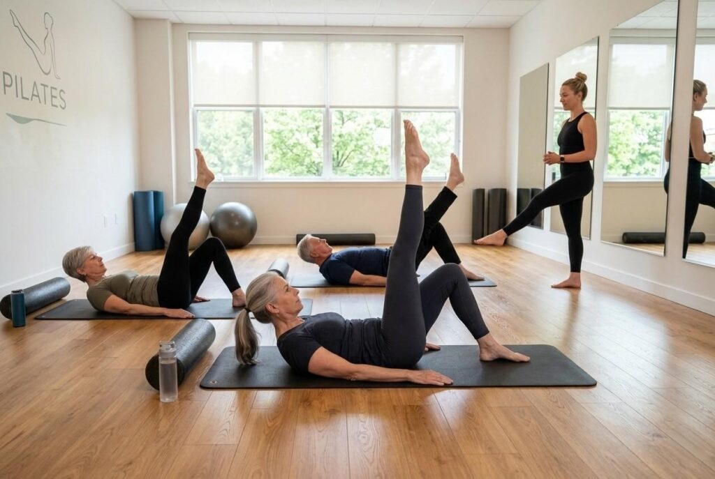 <p> A strong core is not about having visible abs. It is about stability, posture, and protecting your spine. Pilates focuses on controlled movements that strengthen deep abdominal muscles, improve flexibility, and enhance body awareness. For adults over 60, this translates into better balance, fewer back issues, and smoother daily movement. Many exercises can be modified to be performed on a mat or even in a chair. If you struggle with posture or occasional back discomfort, Pilates can be a gentle but powerful addition to your routine. </p> :: Gemini