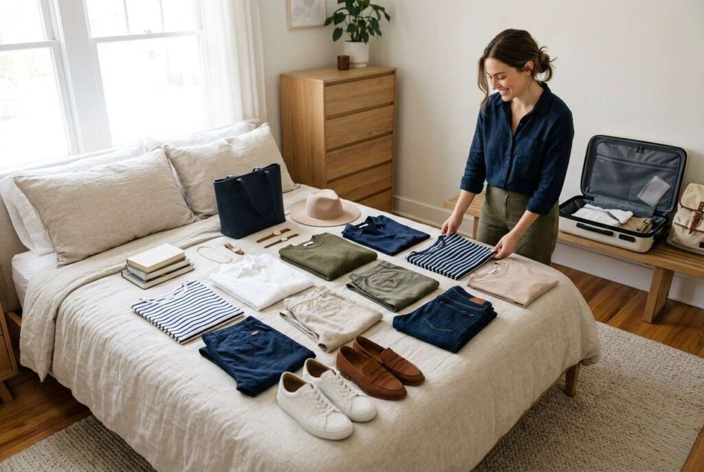 <p> A smart traveler in 2026 relies on efficiency, not bulk. Instead of packing every possible outfit, focus on a capsule wardrobe that mixes and matches pieces in compatible colors and styles. This allows you to create multiple outfit combinations from a limited number of clothes, reducing the need to overpack.

A helpful approach is the 5 4 3 2 1 method: five tops, four bottoms, three accessories, two pairs of shoes, and one special item. This strategy keeps choices simple, luggage light, and ensures that each piece serves a purpose. By embracing this style of packing, you avoid decision fatigue and can spend more time enjoying your travels rather than worrying about what to wear each day. </p> :: Gemini