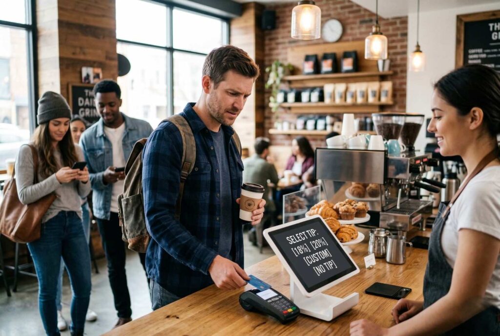 <p> Picture this. You are buying a cup of coffee, and before you can even taste that first comforting sip, the card reader is prompting you to tip. Then it happens again when you buy lunch. Then again at the counter where you grabbed a cold drink. At some point you begin to wonder when tipping became the surprise subscription service you never signed up for. If you are like many Americans today, that moment of confusion turned into frustration, and that frustration turned into a cultural movement: tipping fatigue. For decades tipping was mostly reserved for servers in full service restaurants. Now it has seeped into nearly every corner of the consumer experience, and people are starting to push back. Whether you are tired of digital tip screens, believe businesses should pay fair wages, or are simply watching your budget more closely, tipping culture in the United States is being questioned on a scale we have not seen before. In this listicle we break down nine real reasons why Americans are saying no more to tipping. These are honest, relatable, and practical explanations based on what millions of everyday people experience when they pull out their wallets. </p> :: Gemini