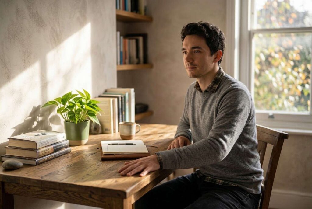 <p> Sometimes digital overload can make your thoughts feel scattered or anxious. When that happens, the 5 4 3 2 1 grounding technique is a simple way to reconnect with the present moment.

Start by naming five things you can see around you. Then notice four things you can feel, such as the texture of your clothing or the chair beneath you. Next identify three things you can hear, two things you can smell, and one thing you can taste.

This exercise activates your senses and pulls your attention away from racing thoughts. It is especially helpful during stressful workdays or when your mind feels overwhelmed by information. </p> :: Gemini