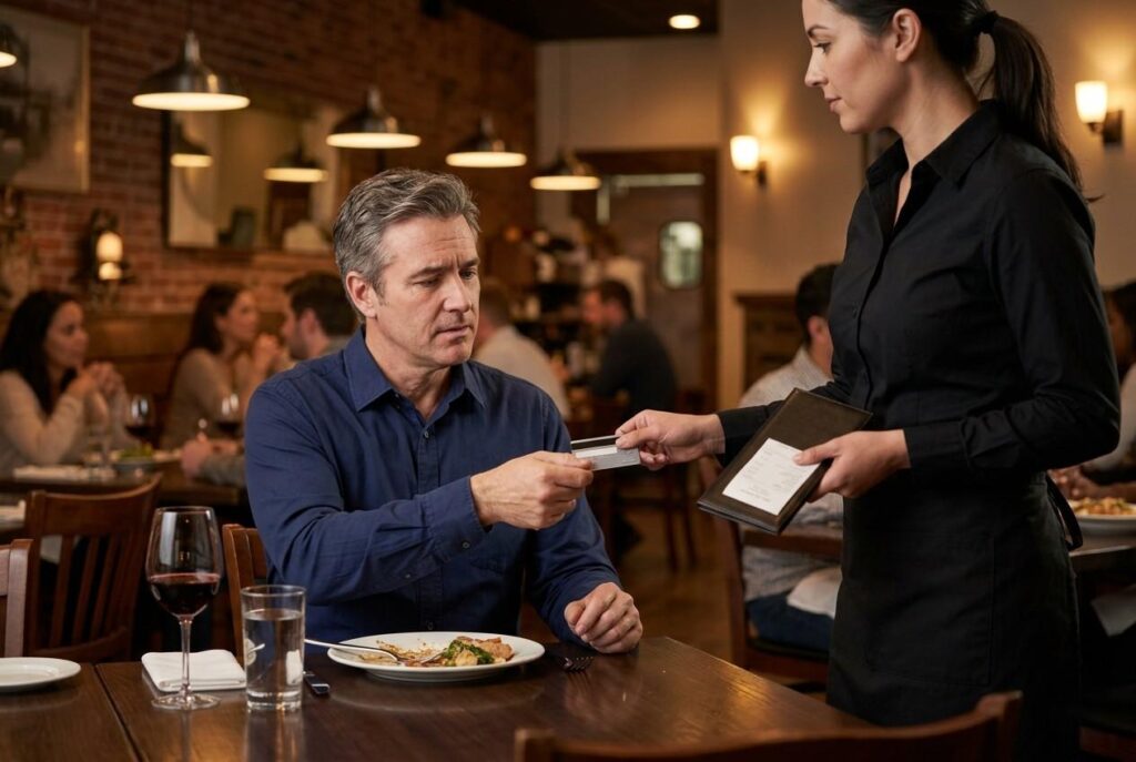 4. Sit-down restaurants that take your card out of sight <p> In many U.S. restaurants, handing your card to a server and waiting for it to come back still feels normal. But from a fraud prevention standpoint, it is not ideal. When your debit card leaves the table, you lose control over how and where it is handled. In most cases, nothing bad happens, but it only takes one dishonest employee or one careless moment for your card information to end up somewhere it should not. Because debit card fraud can tie up your real money immediately, this type of risk is more serious than it may seem. If a restaurant offers a payment terminal at the table, a QR code payment option, or tap to pay at the register, those are better choices. If not, a credit card is usually the safer move. </p> :: Gemini