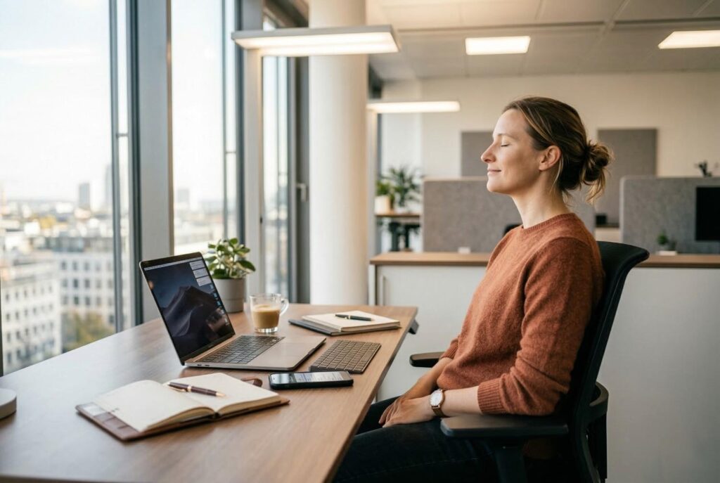 <p> When stress hits during the day, the simplest solution is often the most powerful. The one minute breathing reset is a quick way to calm your mind and body without leaving your desk or interrupting your schedule.

Pause whatever you are doing and take slow, steady breaths for about sixty seconds. Pay attention to how the air moves in and out of your lungs. Notice the rise and fall of your chest or belly as you breathe. Try to let your thoughts drift away and focus only on the rhythm of your breathing.

This short practice works because your breath is closely connected to your nervous system. Slow breathing signals your body that it is safe to relax. Even a single minute can lower stress levels and help you regain focus before returning to work or daily responsibilities. </p> :: Gemini