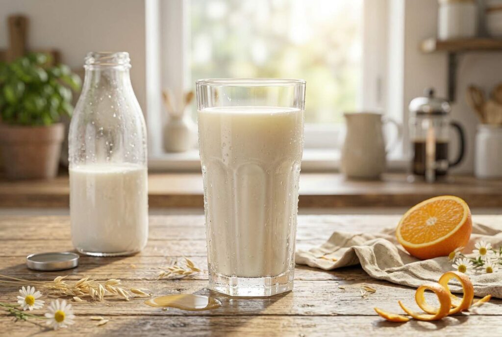 5. Milk: Protein, Calcium, and Satisfaction <p> Milk is more than just a beverage for children. It is a good source of protein, calcium, and vitamin D, which are important for strong bones and overall health. Whole milk has more calories than skim or low-fat options, but all types offer essential nutrients that can support muscle repair and help you feel full longer. Milk is also versatile for cooking, smoothies, or simply as a satisfying drink on its own. Drinking a glass of milk after exercise or with meals can be a practical way to boost nutrition. </p> :: Gemini