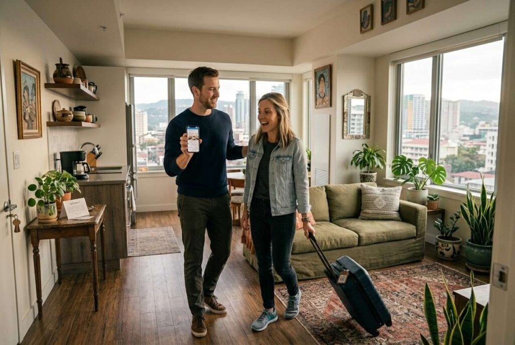 <p> While traditional hotels still have their place, Airbnb continues to change how Americans experience destinations. In 2026, the platform offers everything from cozy city apartments to countryside cabins and unique stays that feel far more personal than a standard hotel room.

The real advantage is flexibility. You can filter for full kitchens, pet-friendly properties, or homes with dedicated workspaces if you are blending business and leisure. Reviews from previous guests provide transparency, helping you book with confidence.

For families, groups of friends, or longer stays, having extra space and amenities can make a trip more comfortable and often more affordable. Airbnb opens the door to living like a local instead of just visiting as a tourist. </p> :: Gemini