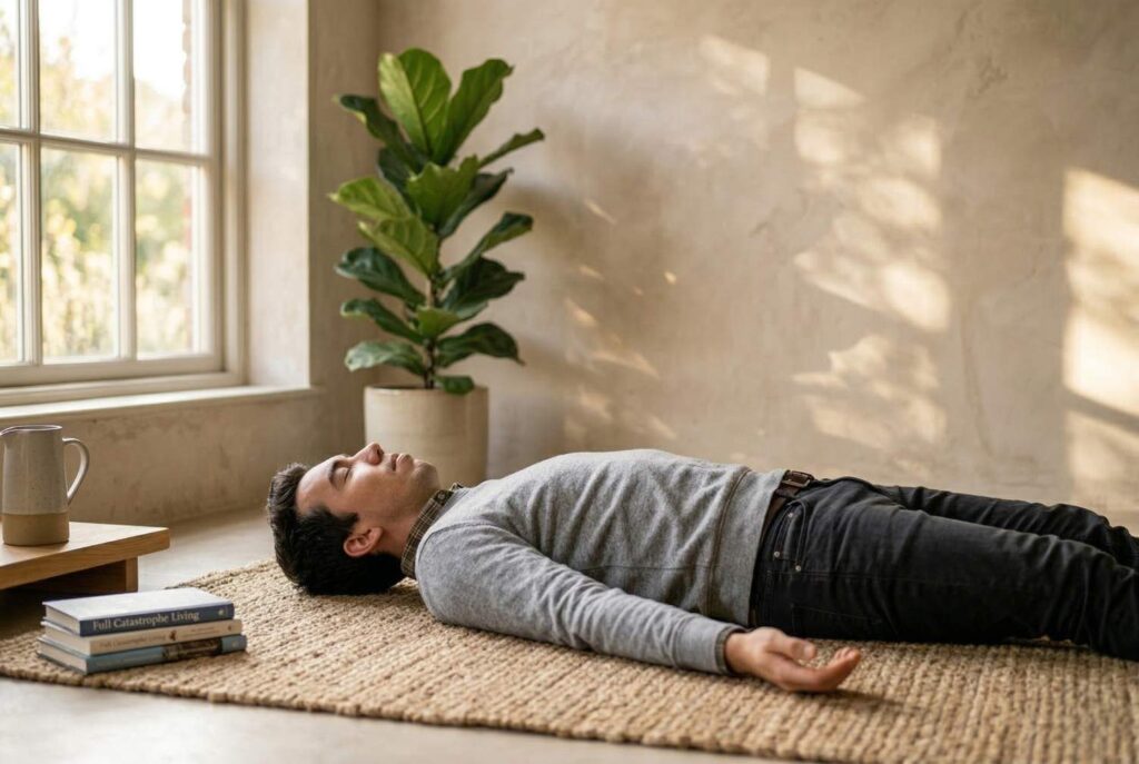 <p> Many people carry tension in their bodies without even realizing it. Hours spent looking at screens can tighten the neck, shoulders, and jaw.

The body scan technique helps you become aware of these physical sensations. Sit or lie down comfortably and slowly move your attention through different parts of your body. Start with your toes and gradually work your way up to your head.

As you notice areas of tension, simply acknowledge them without judgment. You might find that the muscles naturally begin to relax once you bring awareness to them. Even a few minutes of this practice can leave you feeling calmer and more centered. </p> :: Gemini