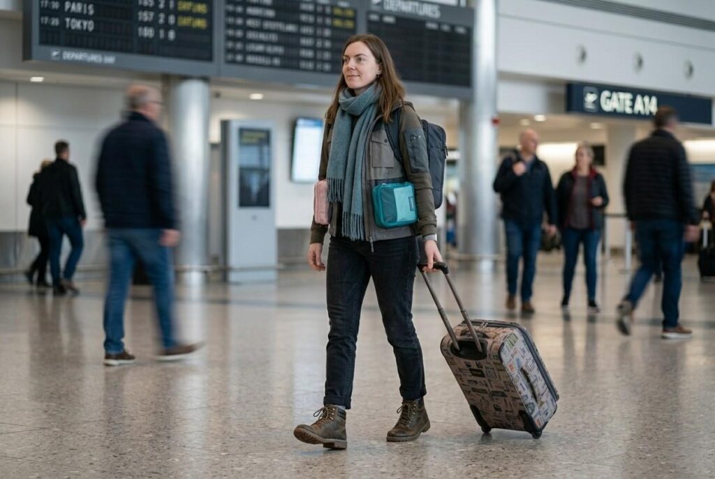 <p> A clever way to save luggage space is to wear your bulkiest items while traveling. Jackets, boots, sweaters, or layers that take up a lot of room can go on your body instead of in your suitcase. Not only does this save space, but it also keeps you comfortable during flights or long rides, especially if your transportation is chilly.

Multi use items are particularly helpful for this strategy. A versatile jacket that doubles as a travel pillow or a scarf that can serve as a blanket are examples of pieces that save space while offering multiple functions. Wearing these items in transit frees up luggage room for essentials or souvenirs and ensures you are ready for different climates or situations upon arrival. </p> :: Gemini