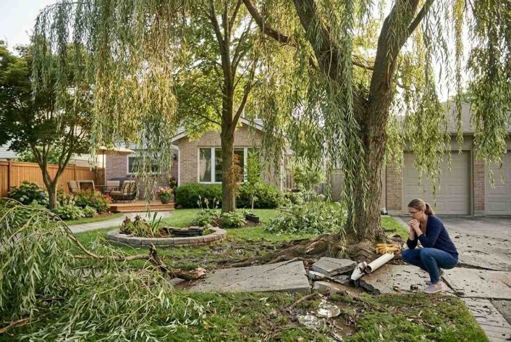 <p> The iconic drooping branches of the weeping willow can look like something out of a fairy tale, especially near water features. Unfortunately, the same roots that make the tree thrive near ponds are invasive, often seeking out septic lines, drainage systems, and even foundations. They also need a lot of water, which can be a problem in drier climates. On top of that, their branches are fragile and prone to breaking in windstorms. A tree that looks so peaceful can easily turn your yard into a high-maintenance zone. </p> :: Gemini
