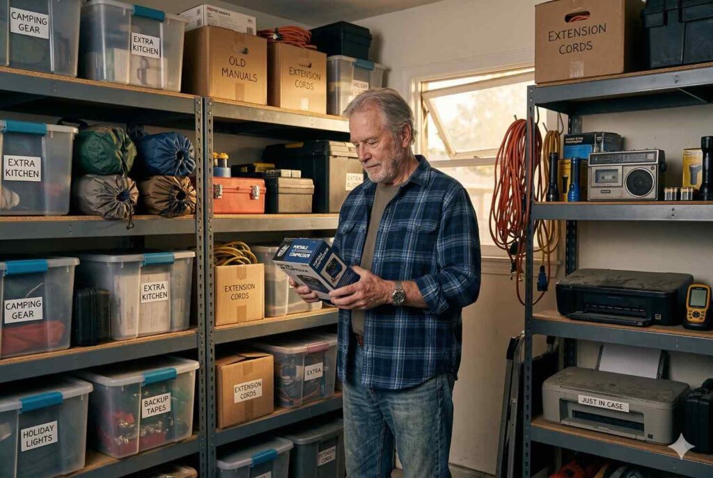 <p> Many Boomers were raised in a time of scarcity or economic uncertainty. This instilled a mindset of always being prepared. Buying a gadget with good intentions and storing it away “just in case” is common. These items often remain tucked in drawers or closets for years, forgotten until the next home cleaning session. Even when the item never gets used, the idea of having it available provides peace of mind. </p> :: Gemini