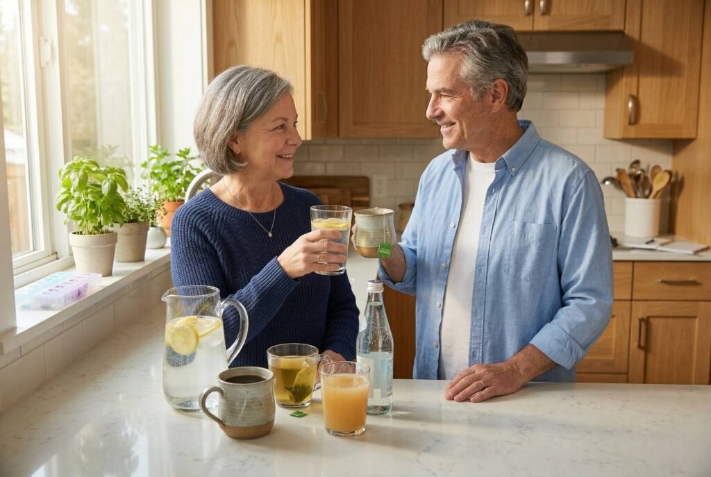 <p> When it comes to kidney health, what you drink is just as important as what you eat. Choosing beverages that hydrate without adding harmful sugars, sodium, or unnecessary additives can make a huge difference in supporting kidney function.

Water should always be your first choice, with unsweetened teas, low-potassium juices, and carefully selected plant-based milks as complementary options. On the flip side, sugary sodas, energy drinks, high-potassium sports drinks, and excessive alcohol should be approached with caution or avoided entirely.

Remember, every individual’s needs are different, especially for those with chronic kidney disease. Use this guide to make informed choices and talk with your doctor or dietitian about what is right for you. Small changes in your daily beverage habits can lead to big benefits for your kidneys, energy levels, and overall well-being. Cheers to smarter sipping and stronger kidneys. </p> :: Gemini
