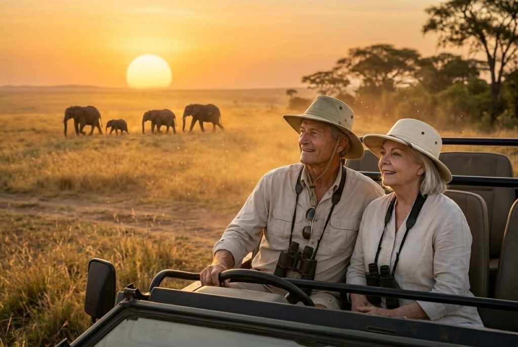 <p> An African safari is a bucket-list experience for those who dream of seeing wildlife in its natural environment. Countries like Kenya, Tanzania, and Zimbabwe offer incredible landscapes, from vast savannas to the majestic Victoria Falls. Comfortable lodges and guided tours make it possible to enjoy these adventures without undue strain. Watching elephants, lions, giraffes, and exotic birds in their natural habitat is both thrilling and profoundly moving. An African safari allows Boomers to connect with nature in a way that few other trips can offer. </p> :: Gemini