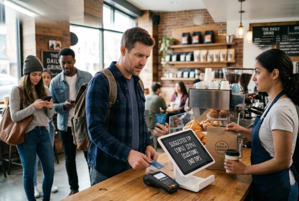 <p> Remember when a 15 percent tip was considered kind and generous? Over the past decade, suggested tipping amounts on digital screens have crept up to 18, 20, and sometimes even higher. With each bump, it begins to feel less like a suggestion and more like an unspoken fee. When businesses set higher defaults, customers do not always see that as a helpful suggestion. Instead, it starts to feel like a price increase that is being disguised as a gratuity. That shift in perception contributes to a sense that tipping norms are being dictated by algorithms rather than human choice, which inevitably leads to more resistance. </p> :: Gemini