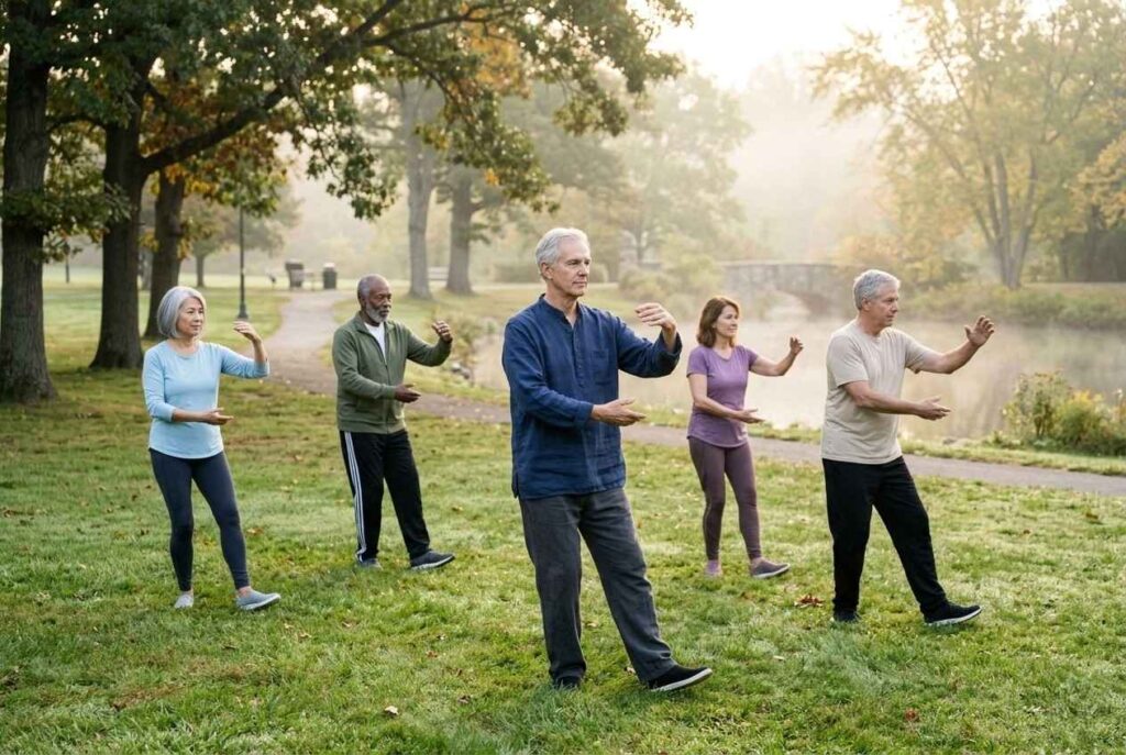 <p> Tai chi is often described as meditation in motion, and that description fits perfectly. This slow, flowing practice focuses on controlled movements, steady breathing, and mental focus. For adults over 60, tai chi can significantly improve balance and coordination, which are crucial for preventing falls. It is gentle on the joints and adaptable for different ability levels. Many community centers across the United States offer beginner classes, and there are also online options if you prefer to practice at home. Beyond physical benefits, tai chi helps quiet the mind and reduce stress, making it a powerful tool for both body and mood. </p> :: Gemini