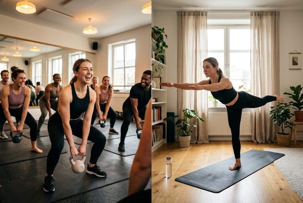 <p> More people are moving away from the idea that fitness should only be about looking a certain way. These days, many Americans care just as much about having more energy, better mobility, stronger endurance, and the ability to handle everyday life without feeling wiped out. Hybrid fitness fits that shift perfectly. Your digital workouts might help you stay consistent with walking, mobility, or short strength sessions during the week. Your in-person workouts might push you harder, improve your form, or help you build confidence in new movements. Together, they support a body that is ready for real life. That means carrying groceries without feeling like it is a full-body event, climbing stairs without dramatic breathing, or keeping up with kids and grandkids without needing a recovery day after a trip to the park. </p> :: Gemini