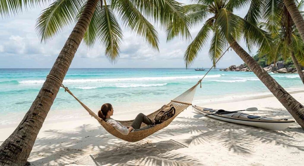 <p> For travelers dreaming of a tropical escape without the crowds, Koh Rong Samloem is paradise. Unlike its more famous neighbor Koh Rong, Samloem remains tranquil, with soft white sands, crystal-clear waters, and the occasional bioluminescent glow in the ocean at night. Snorkeling, kayaking, or simply relaxing on a hammock while listening to gentle waves create an experience that feels intimate and rejuvenating. Koh Rong Samloem is perfect for those who want to step off the tourist track without compromising on natural beauty. Ferries make the island increasingly accessible, yet the calm and charm remain intact. For U.S. travelers seeking a peaceful beach getaway, Samloem offers both seclusion and adventure in a package that feels like a well-kept secret. </p> :: Gemini