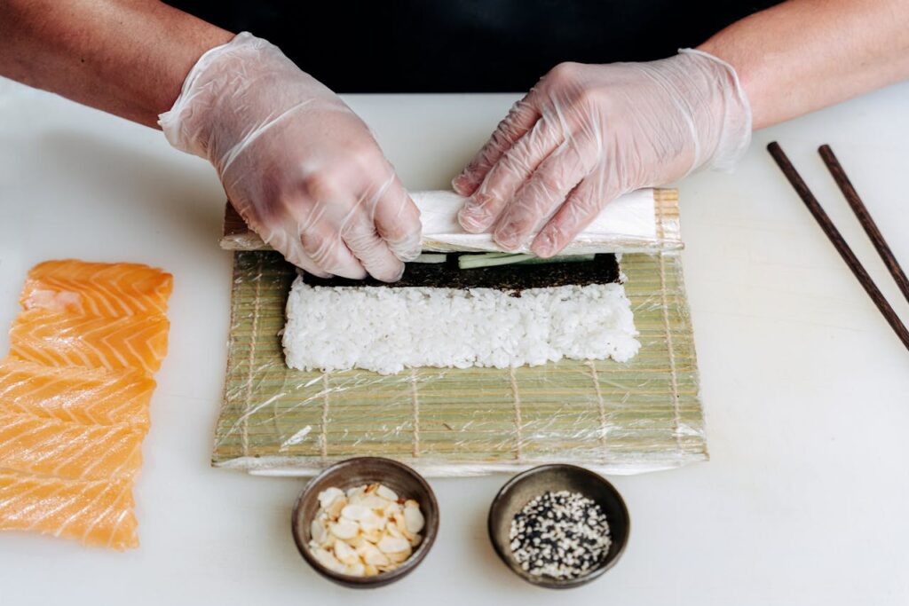 9. DIY Sushi Rolls at Home <p> Making sushi at home turns dinner into an activity rather than just something you eat. You get to handle the ingredients, roll them together, and see the final result take shape. That hands-on process adds a layer of engagement you do not get from takeout. The clean, fresh smell of the ingredients sets the tone, while the visual presentation can be surprisingly impressive even for beginners. Texture is a big part of the experience too, with soft rice, crisp vegetables, and smooth fillings all working together. It is a great option if you want something that feels a little different without being overly complicated. </p> :: Pexels