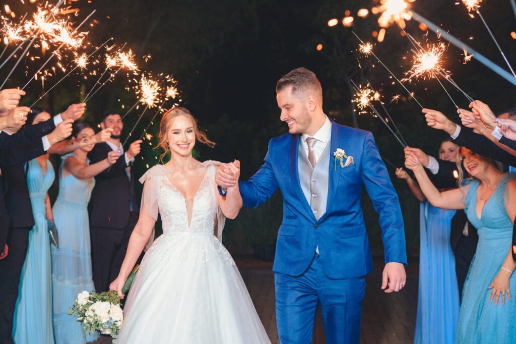 <p> The final moments of your wedding are just as important as the first. A thoughtful send-off creates a lasting impression and gives guests a sense of closure.

Sparklers, bubbles, or confetti can make for a fun and visually beautiful exit. Some couples choose something more personal, like a special song or a unique tradition. Whatever you decide, make it feel like a celebration of the day you have shared together. </p> :: Pexels