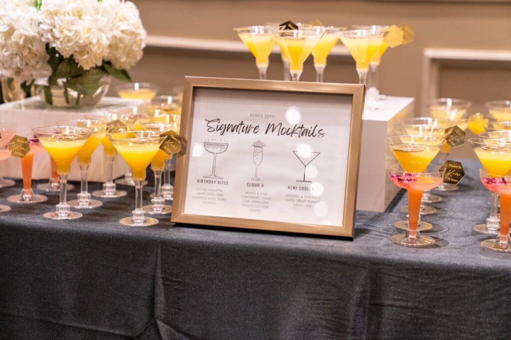 <p> Signature drinks are a small detail that can leave a lasting impression. Choose one or two cocktails that represent something meaningful to you. It could be inspired by a favorite trip, a shared hobby, or even your pets.

Naming the drinks adds a playful touch. Guests often enjoy trying something unique, especially when there is a story behind it. It also makes the bar feel more connected to your relationship rather than just another part of the event. </p> :: Pexels