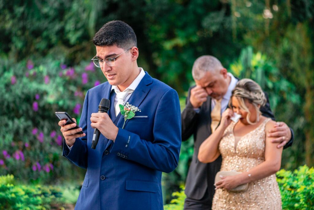 <p> Speeches are one of the most emotional parts of a wedding, but they can also test your guests’ attention if they run too long. A few heartfelt and well-paced speeches are far more impactful than a long series of drawn-out ones.

You can guide your speakers ahead of time by suggesting a time limit. Encourage them to focus on meaningful stories rather than trying to cover everything. When speeches are genuine and concise, they feel more memorable and less like an obligation. </p> :: Pexels